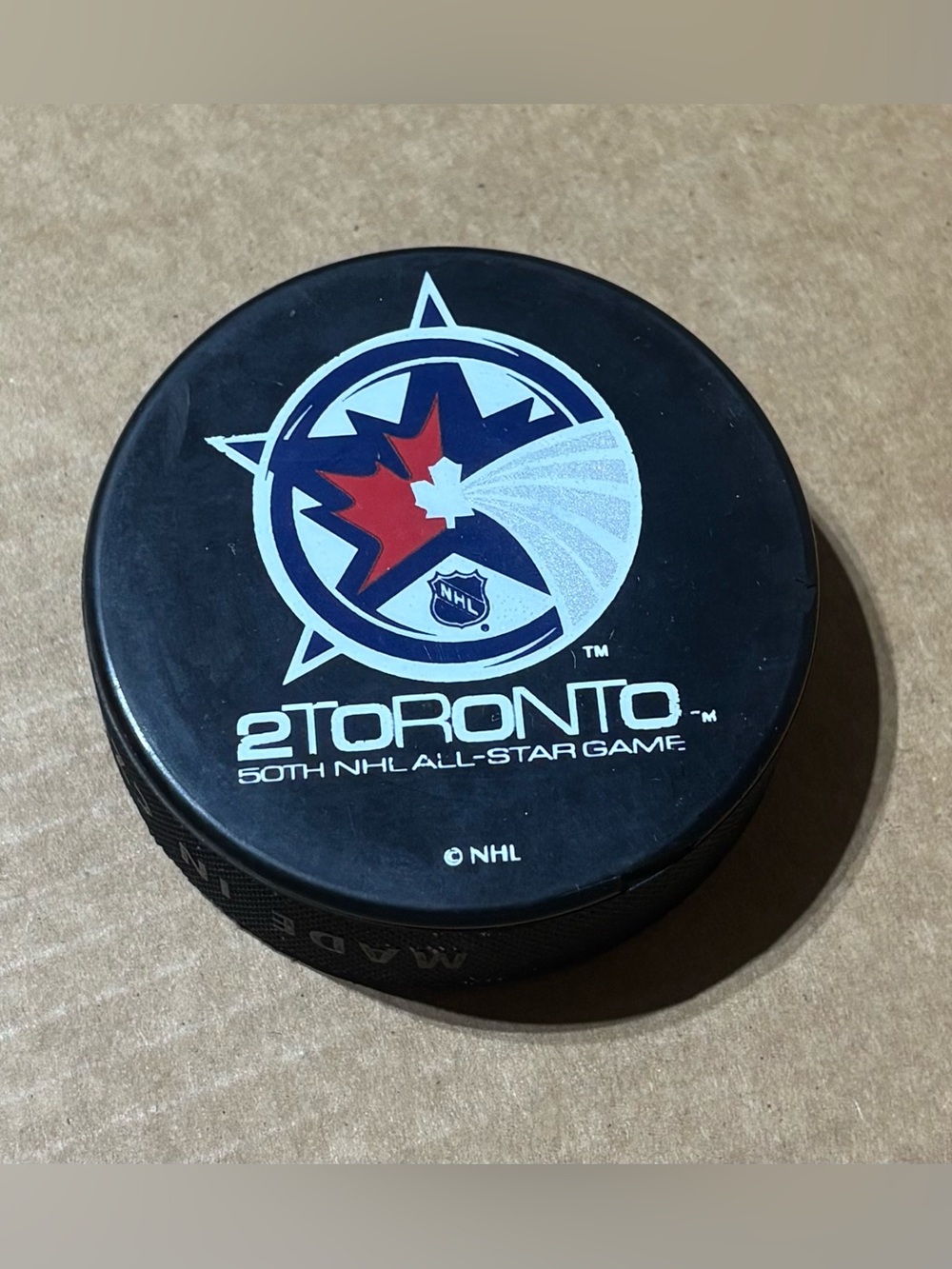 50th NHL All Star Game Toronto 2000 Hockey Puck